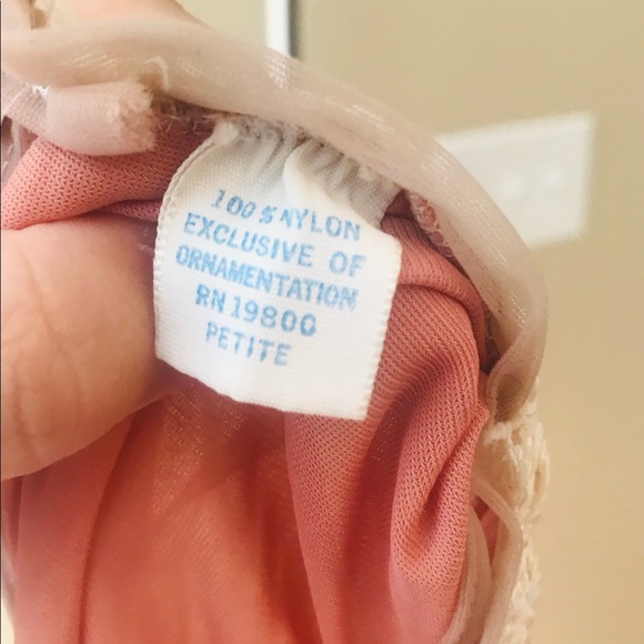 VINTAGE GLYDON’S of HOLLYWOOD Nude Peignoir Petite - Picture 5 of 8